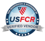US Federal Contractor Registration's System for Award Management Verified Vendor Seal